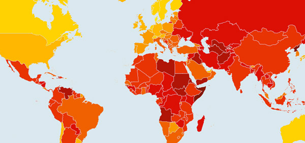 How does your country rank in terms of public sector corruption? Find out in our 2014
    Corruption Perceptions Index