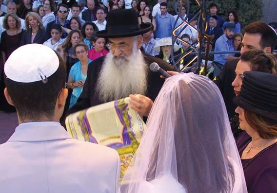 A Jewish wedding