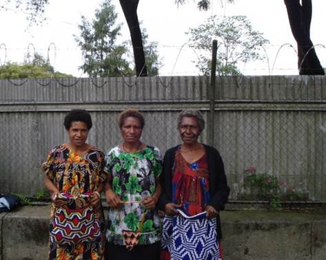 Significant numbers of women, such as members of the Mt Hagen Handicraft Group in the Highlands region of Papua New Guinea, have been impacted by HIV/AIDS with consequences including widowhood and hardship. Credit: Catherine Wilson/IPS